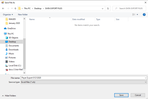 Data Export